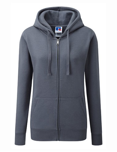 RUS-0R266F0-Ladies Authentic Zipped Hood Jacket